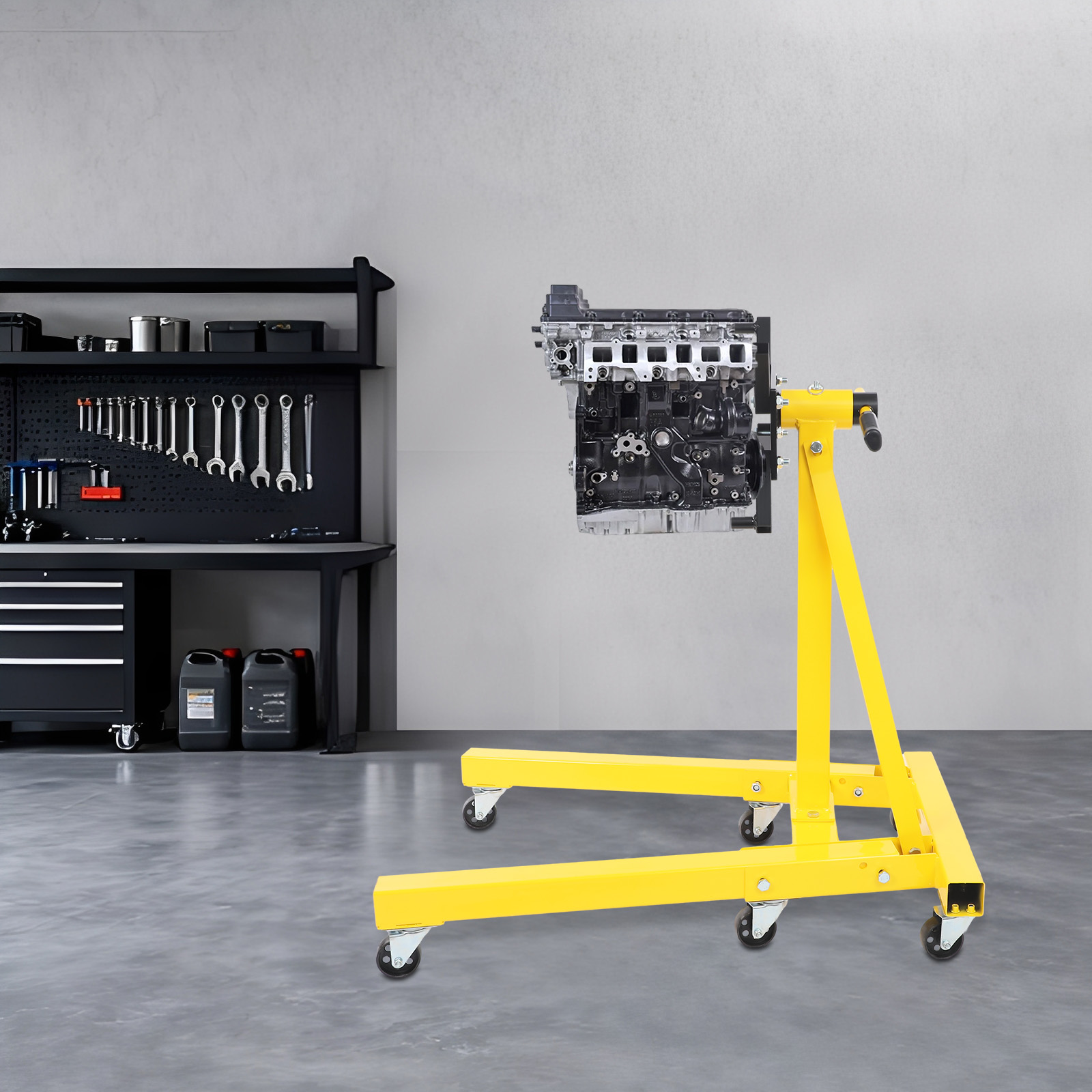Engine Stand Heavy Duty - حامل محرك بقدرة 2000 رطل، قابل