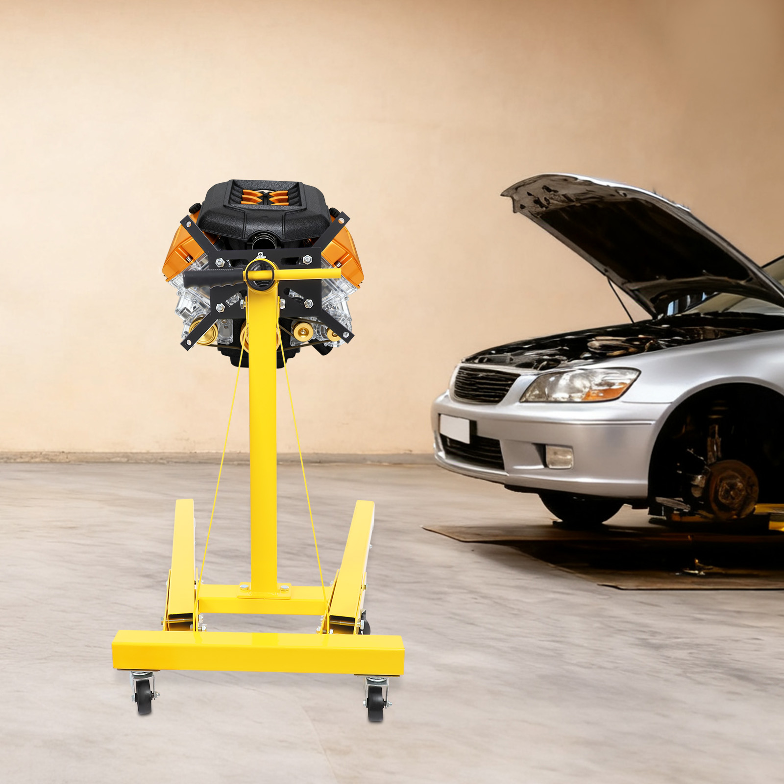 حامل محرك بقدرة 2000 رطل، قابل - مراجعة Engine Stand Heavy Duty وسعره