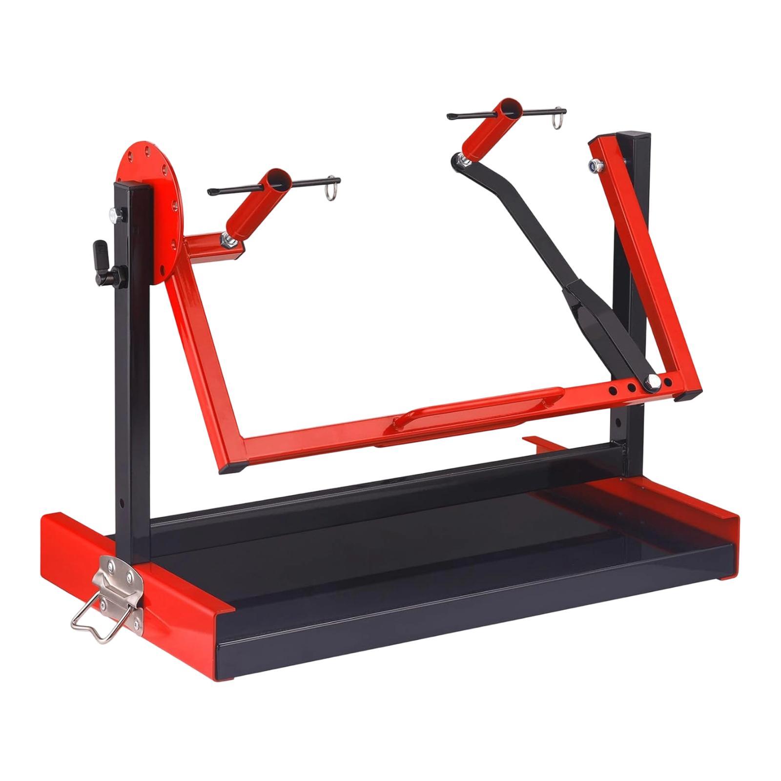حامل محرك الدراجة النارية أحمر - مراجعة Engine Stand Heavy Duty وسعره
