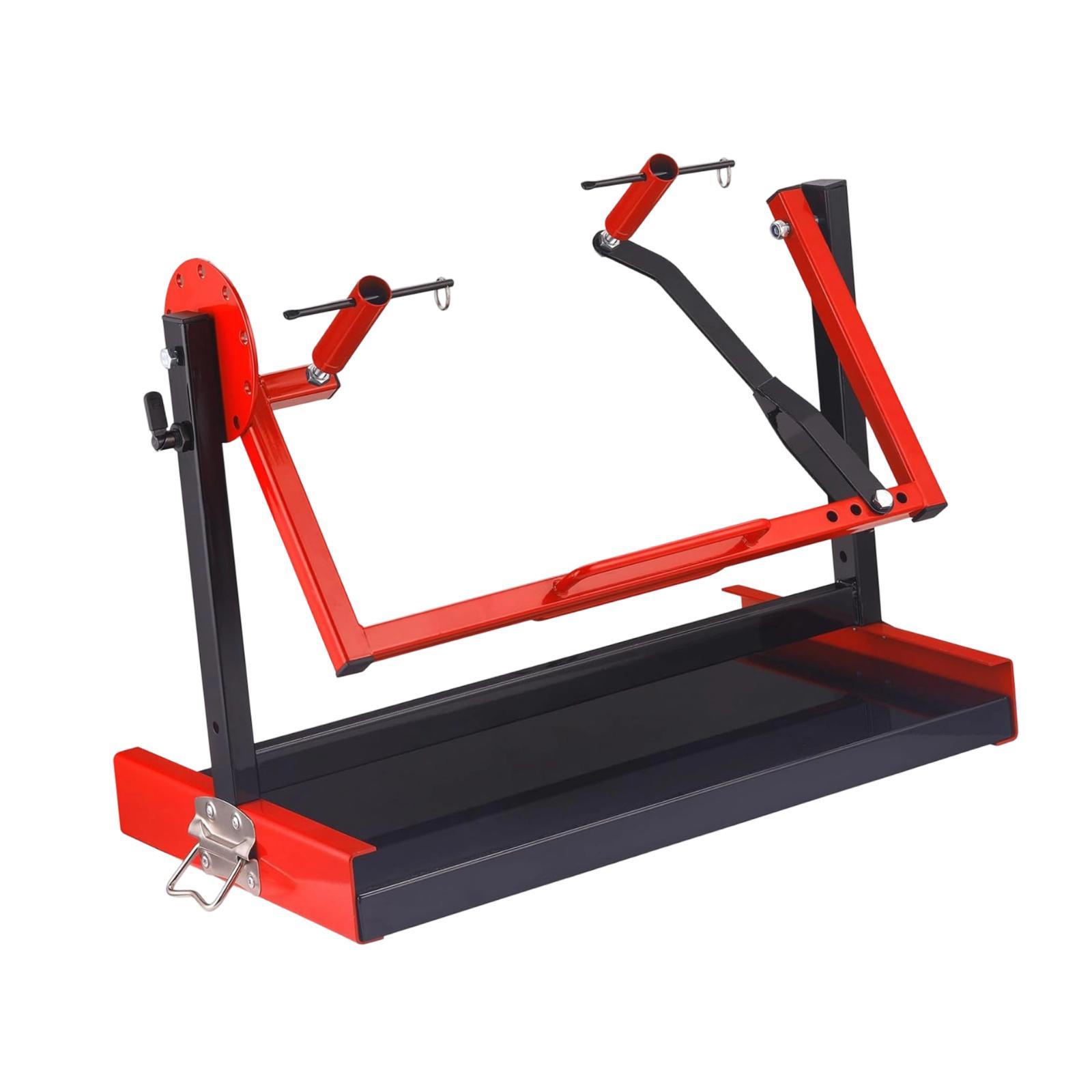 حامل محرك الدراجة النارية أحمر - مراجعة Engine Stand Heavy Duty وسعره